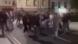 Irish Citizens Clash With Migrants Over Allegations That They've Been Harassing Local Women