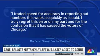 Over 10K ballots ‘mistakenly left out' of unofficial vote count in Chicago