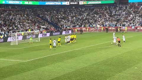 Messi Goal vs Jamaica From The Stands (Fan View)