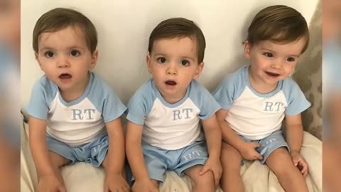 Mother gave birth to triplets 9 weeks early and learned they are ONE In 200 Million