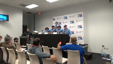 China Springs 2021 UIL 4a Division II State Champion Press Conference