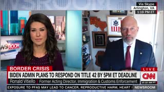 CNN anchor presses ex-US Border Patrol chief about Biden claim