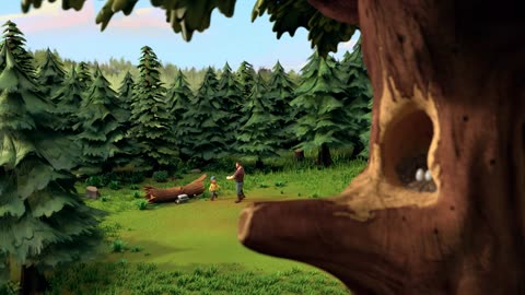 🏆Award Winning🏆Short: "The Lumberjack & the Woodpecker" - by SCAD Animation Students |