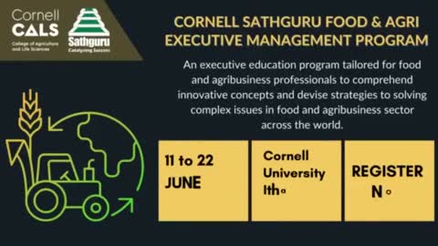 Cornell Executive Courses in food and agribusiness