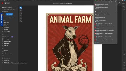🚨 Download Your Very Own FREE Copy Of Animal Farm, By George Orwell. Link Below To My Page. Enjoy!