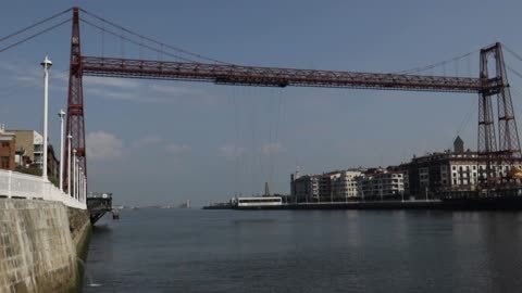 Visiting the Biskaia Bridge (Spain)