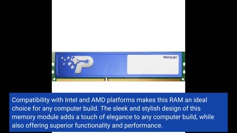 Patriot Signature Line Series #DDR4 16GB (1 x-Overview