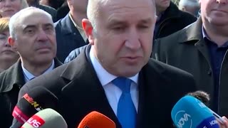 Bulgarian President Rumen Radev reaffirmed his stance against sending weapons to Ukraine
