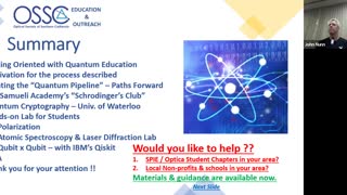 OSSC November 16, 2022 The Quantum Industry, Education & Outreach – an Overview”