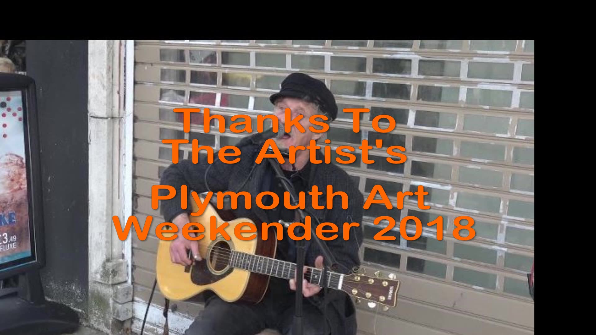 Phill Me Glass Busking in Plymouth Sound of the streets of London. Plymouth Arts Weekender 2018.