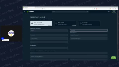 How - to Setup a Rumble Account Episode #1