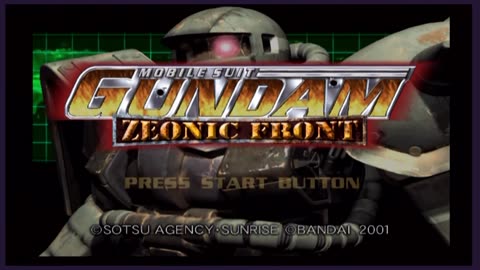 Mobile Suit Gundam Zeonic Front Opening {PS2}