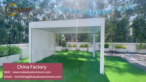 Kakadu Shade Aluminum Outdoor Pergola Louvered Pergola Garden Gazebo#Louveredoutdoorstructure