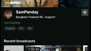 a streamer and is gal shout me out is named is sampanday kick live 7/5/23