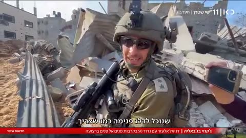 Report from an Israeli TV channel about the fighting in the Gaza Strip