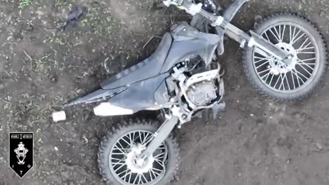 AFU drones target Russian assault group on motorcycles