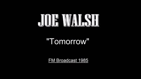 Joe Walsh - Tomorrow (Live in Concert 1985) FM Broadcast