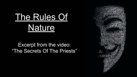 The Rules Of Nature
