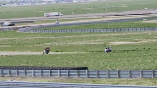 Trackstar Racing Racer breaking in a Yamaha R7