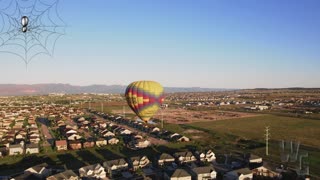 Hot Air Balloon over Falcon Colorado view 1 4K