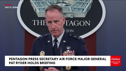 Pentagon Holds Press Briefing After US Military Bases Across Europe Enter Heightened State Of Alert