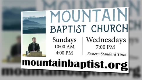 Exodus 20 Why We Don't Do an Altar Call Pastor Jason Robinson, Mountain Baptist Church