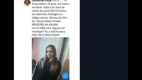 ANITA VITORIA 16 AÑOS CONSECUENCIA DE LA CACUNA