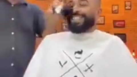 Barber Shows Them Some Love. Watch Their Reactions...