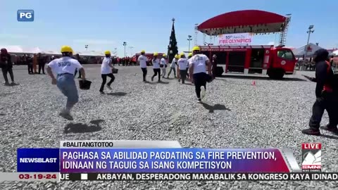Paghasa sa abilidad pagdating sa fire prevention, idinaan ng Taguig sa isang kompetisyon