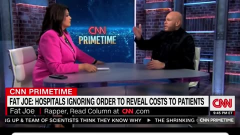 Fat Joe made an appearance on cnn