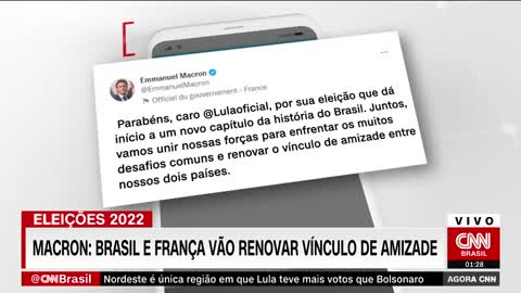 Líderes mundiais parabenizam Lula pela vitória no segundo turno | AGORA CNN