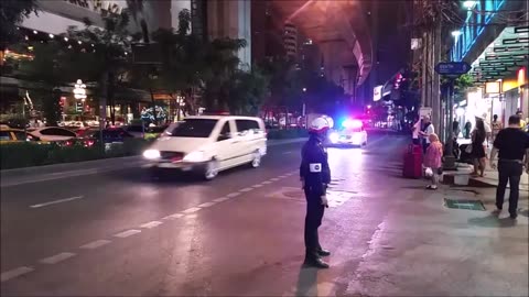 Mysterious cavalcade Night Life Bangkok Thailand