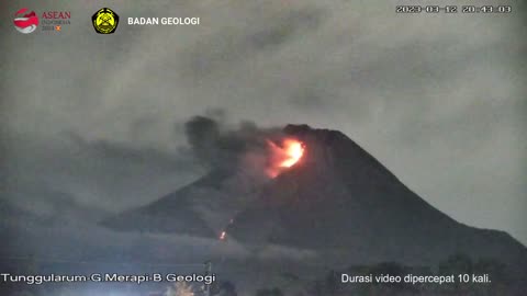 Indonesia’s Mount Merapi spews lava and ash