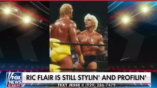 Rick Flair is still stylin and Profilin