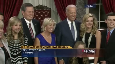 Joe Biden repeatedly groping and touching young girls inappropriately - disgusting