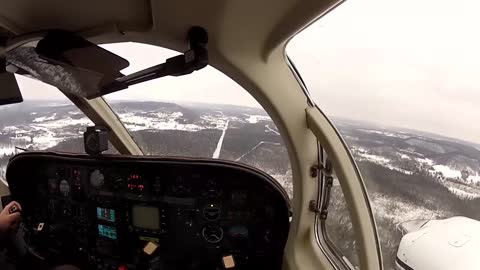 KBFA Landing C340 2-5-17
