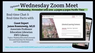 James Rosenzweig Webinar for EDUC 520