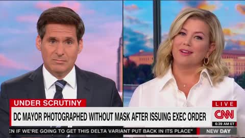 CNN Defends DC Mayor Violating Own Mask Mandate "Could Be During The Toast"