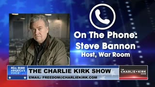Steve Bannon to Charlie Kirk on whether Trump should join the debates