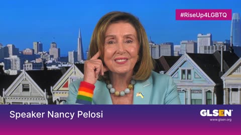 FLASHBACK: Nancy Pelosi says "I rise up for LGBTQ+ youth because every child deserves to be loved, cherished, and celebrated for who they are."