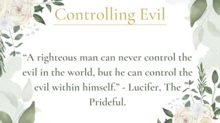 Controlling Evil