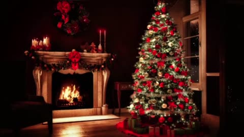 Christmas Fireplace With Music Top 2023 Christmas