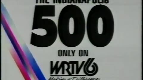May 19, 1992 - Promo for Tape Delayed Showing of Indianapolis 500