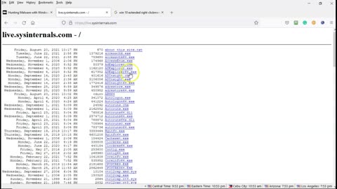 Overview of Windows Sysinternal Tools