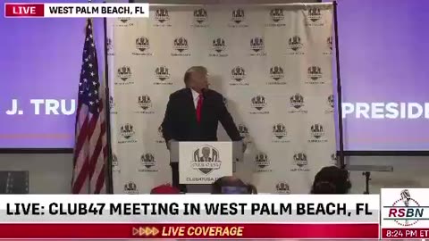 President Trump Speaks at Club45 Meeting in Palm Beach Florida