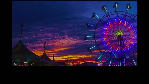 Sunset at the Fairgrounds