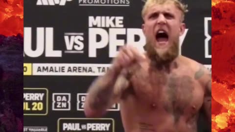 Jake Paul Screams After Making Weight 🤣🤣🤣 #jakepaul #weighin #ufc #boxing #viral