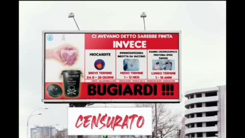 A Reggio Emilia censurati i manifesti sugli effetti avversi