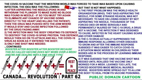 LIES AND MRNA DECEPTION REVEAL THE STUPIDITY OF A GOVERNING POWER