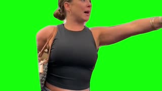 “I Am Telling You Right Now That Motherf***** Is Not Real” Airplane Karen| Green Screen